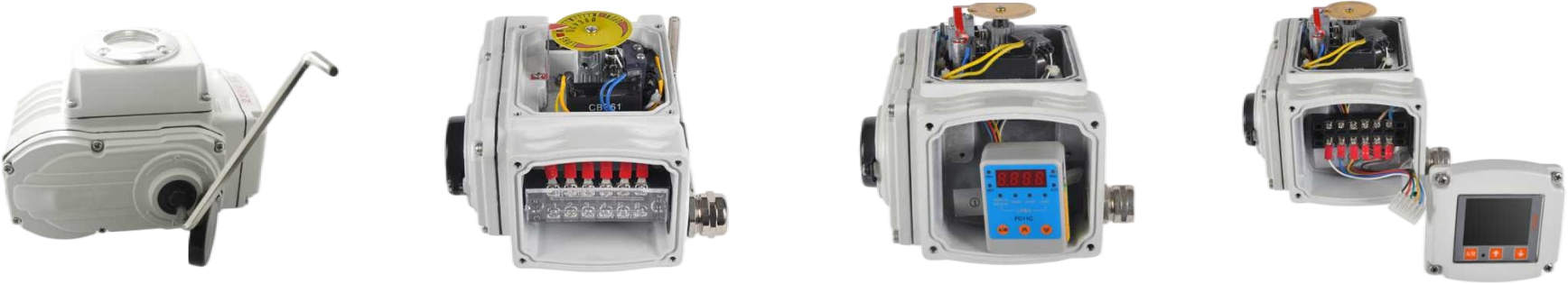 Industrial Stainless steel electric ball valve with electric actuator