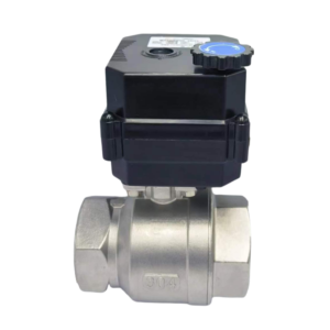 IP67 DN50 2 inch Motorized Water Shut off Ball Valve 12v 24v 110v 220v