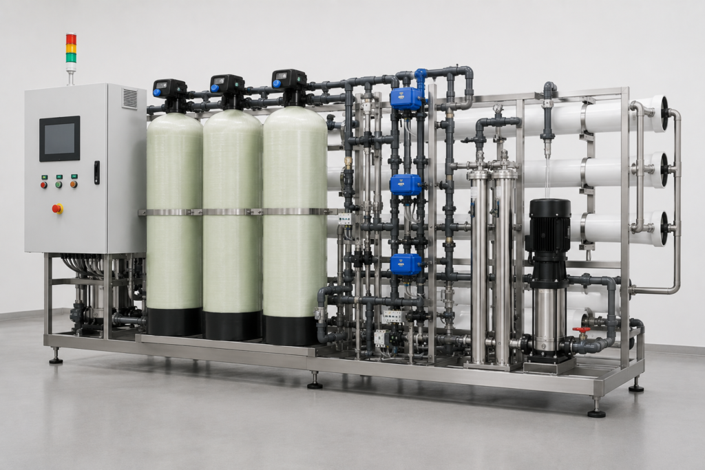 Electric ball valves used in industrial water treatment and filtration systems