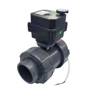 FH-B Series UPVC High Torque Electric Motorized Ball Valve 15N·m DN8-DN50 DC5V ADC9-24V  AC110-230V