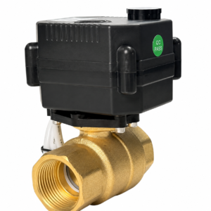 Flomarvel 4-20mA brass modulating motorized ball valve